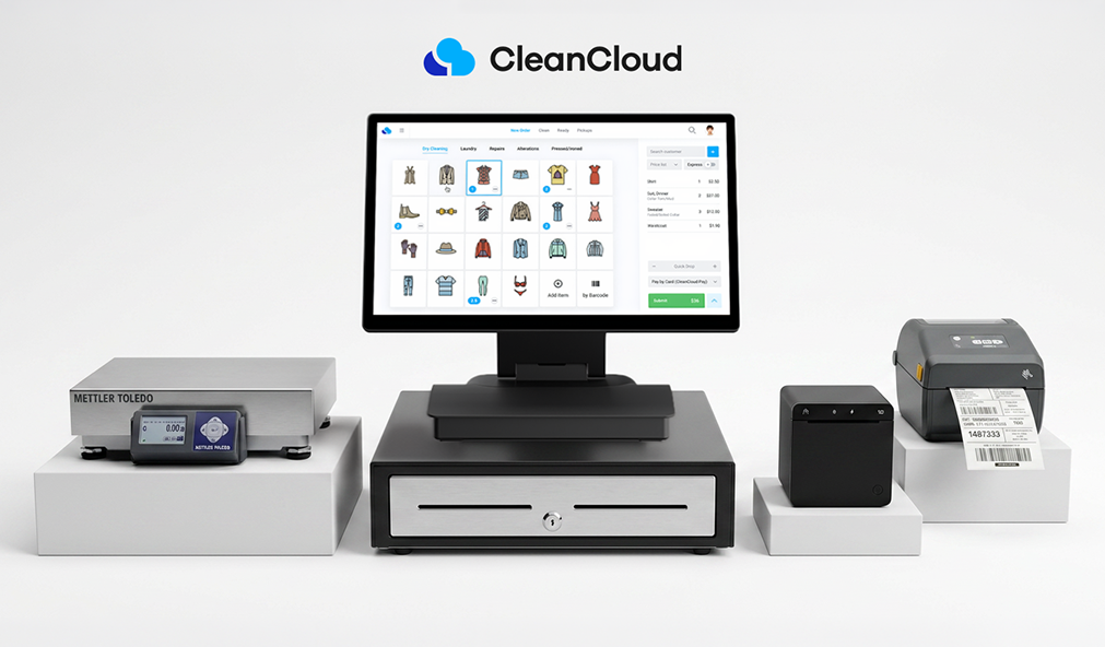 CleanCloud Wash Dry Fold POS Bundle
